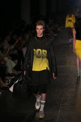 SAO PAULO, Brazil - 10 20 2015: Fashion Week WINTER 2016 - Ellus during Fashion Week Winter 2016 held in Sao Paulo.  Ci?axNeder