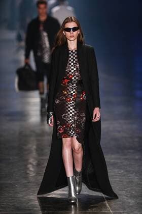Oct. 20, 2015 - Sao Paulo, Brazil - Model presents creations by Ellus during the 2016 Winter collection of the Sao Paulo Fashion Week. Sao Paulo Brazil - ZUMAp133