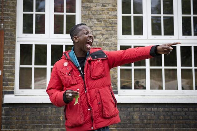 . 20 10 2015. London, United Kingdom. Jamal Edwards, founder of SBTV, returns to Berrymede Primary to launch an edible garden that was created thanks to funding won at a Mayor s Fund for London City Pitch event. Jamal Edwards MBE said: If I had something like Mayor s Fund City Pitch, I would have definitely got involved. At least I can get involved now. It s so great that the kids have a chance to perform a proper pitch to win money that provides so much independence and self-belief to grow up and do what they want to do. I may not have won but I would have been on that journey. You can see how excited the kids are by their edible garden so the more of this the better. I look forward to being on the panel next month to award more grants.  xBenxStevensx xi-Imagesx IIM-11263-0006