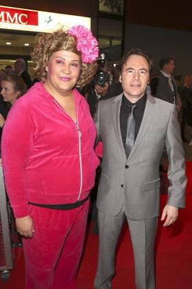 Cindy aus Marzahn und Michael Bully Herbig bei der Verleihung des Deutschen Comedypreises 2015 im Coloneum. Köln, 20.10.2015 Foto:xS.xGabschx xFuturexImage