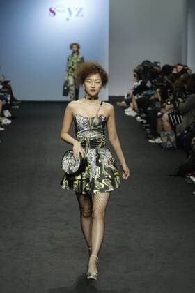 Oct. 21, 2015 - Seoul, South Korea - October 21, 2015 - South Korea, Seoul : Model catwalk on the runway during the Seoul Fashion Week 2016 S S S=YZ show at DDP in Seoul, South Korea. Seoul Fashion Week every march, october held on annual fashion show in South Korea. Seoul South Korea  - ZUMAn230