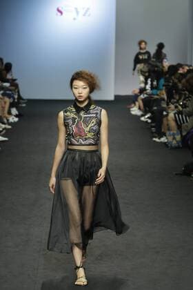 Oct. 21, 2015 - Seoul, South Korea - October 21, 2015 - South Korea, Seoul : Model catwalk on the runway during the Seoul Fashion Week 2016 S S S=YZ show at DDP in Seoul, South Korea. Seoul Fashion Week every march, october held on annual fashion show in South Korea. Seoul South Korea  - ZUMAn230
