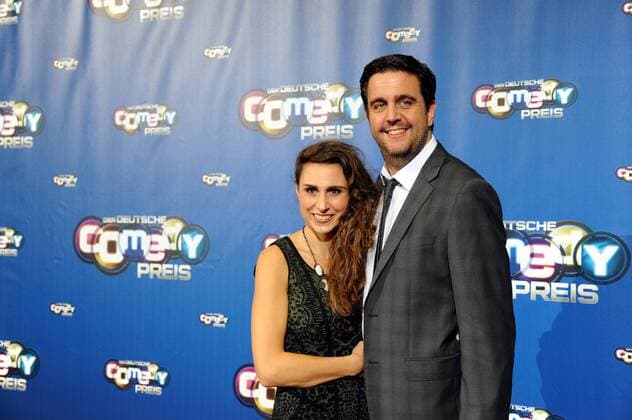 Bastian Pastewka mit Ehefrau Heidrun kommt zur Verleihung des Deutschen Comedypreis 2015 am 20.10.2015 ins Coloneum in Köln.