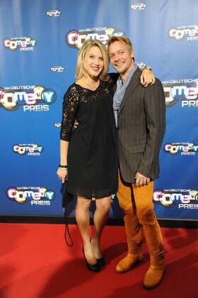 Eva- Maria Grein von Friedl und Christoph von Friedl kommt zur Verleihung des Deutschen Comedypreis 2015 am 20.10.2015 ins Coloneum in Köln.