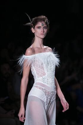 SAO PAULO, Brazil - 2110.2015: Fashion Week WINTER 2016 - Helo Rocha during Fashion Week Winter 2016 held in Sao Paulo.  Ci?axNeder