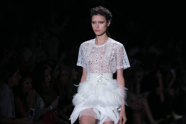 SAO PAULO, Brazil - 2110.2015: Fashion Week WINTER 2016 - Helo Rocha during Fashion Week Winter 2016 held in Sao Paulo.  Ci?axNeder