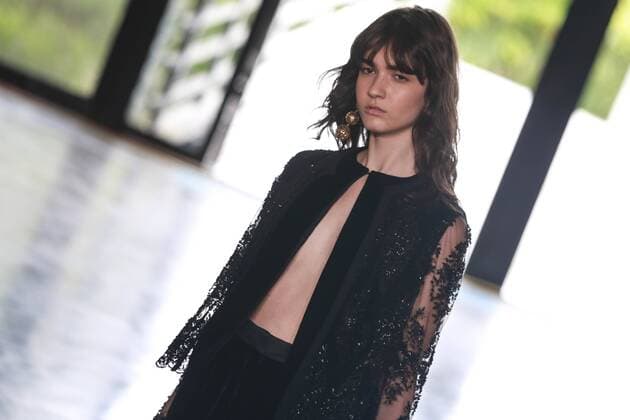 Oct. 21, 2015 - Sao Paulo, Brazil - A model presents creations of Reinaldo Lourenco during the 2016 Winter collection of the Sao Paulo Fashion Week. Sao Paulo Brazil - ZUMAp133