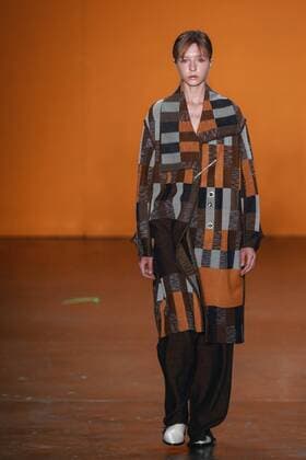 Oct. 21, 2015 - Sao Paulo, Brazil - A model presents creation of Coven during the 2016 Winter collection of the Sao Paulo Fashion Week. Sao Paulo Brazil - ZUMAp133
