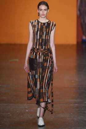 Oct. 21, 2015 - Sao Paulo, Brazil - A model presents creation of Coven during the 2016 Winter collection of the Sao Paulo Fashion Week. Sao Paulo Brazil - ZUMAp133