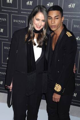 Ann-Sofie Johansson und Olivier Rousteing bei der Balmain x H&M Collection Fashion Show im 23 Wall Street. New York, 20.10.2015 Foto:xD.xVanxTinex xFuturexImage