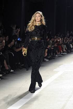Gigi Hadid bei der Balmain x H&M Collection Fashion Show im 23 Wall Street. New York, 20.10.2015 Foto:xD.xVanxTinex xFuturexImage