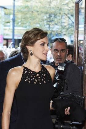 Oct. 22, 2015 - Gijon, Principado de Asturias, Spain - Queen Letizia of Spain during a tribute to US filmmaker Francis Ford Coppola at the Jovellanos Theatre in Gijon, on October 22, 2015 on the eve of the Princess of Asturias awards ceremony. Gijon Spain  - ZUMAg15_