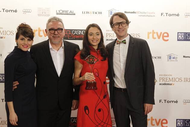 XVII Edicion de los premios Iris de la Academia de Television 2015. XVII Edition of Iris awards from Television Academy, Spain. Photo by J. Luis Cuesta 261 Cordon. Cordon Press 