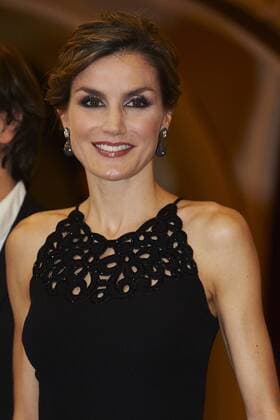 Oct. 22, 2015 - Gijon, Principado de Asturias, Spain - Queen Letizia of Spain during a tribute to US filmmaker Francis Ford Coppola at the Jovellanos Theatre in Gijon, on October 22, 2015 on the eve of the Princess of Asturias awards ceremony. Gijon Spain  - ZUMAg15_
