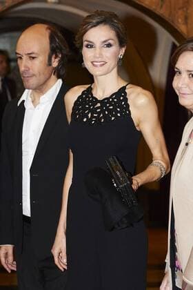 Oct. 22, 2015 - Gijon, Principado de Asturias, Spain - Queen Letizia of Spain during a tribute to US filmmaker Francis Ford Coppola at the Jovellanos Theatre in Gijon, on October 22, 2015 on the eve of the Princess of Asturias awards ceremony. Gijon Spain  - ZUMAg15_