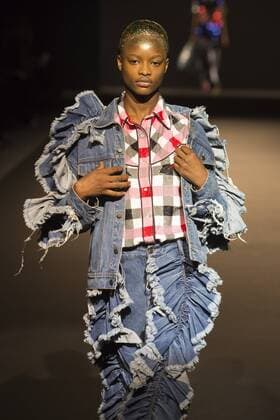 London, UK. 23 10 2015. The V&A presents a retrospective of designer Ashish in the Fashion in Motion series. Highlights from his collections of the last decade were presented in four free catwalk shows. Fashion in Motion: Ashish, V&A Museum, London, UK 
