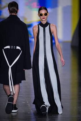 SAO PAULO, Brazil - 10 22 2015: Fashion Week WINTER 2016 - Osklen Parade during Fashion Week Winter 2016 held in Sao Paulo.  AlexandrexMoreira