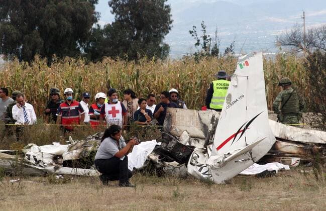 Acatzingo, Mexiko - Absturz einer Cessna 150  - ZUMAu78_