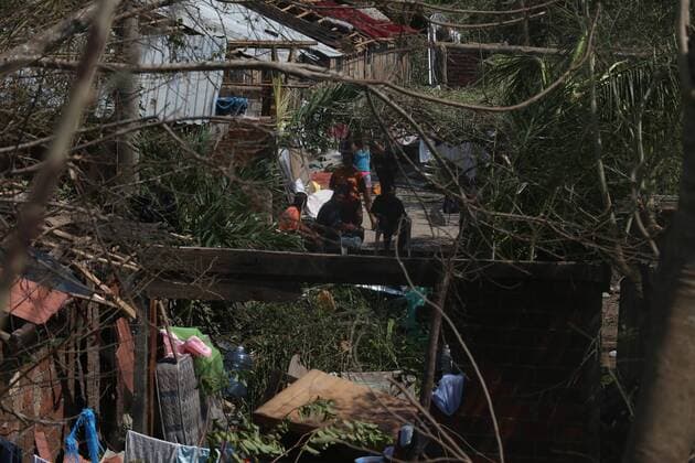 Oct. 24, 2015 - Mexico - People of Punta Perula in the Jalisco s state coast trough the disaster by hurricane Patricia. Hurricane Patricia the strongest hurricane ever recorded made landfall on Friday without causing the catastrophic damage that many had anticipated. That lack of destruction is in large part due to the storm™s record winds staying confined to a small area and hitting a relatively unpopulated region. Mexico - ZUMAp133