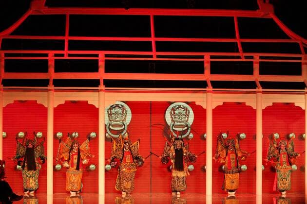 BEIJING, CHINA - OCTOBER 25: (CHINA OUT) Permormance at NE-TIGER Haute Couture Collection during the Mercedes-Benz China Fashion Week S S 2016 at Beijing Hotel on October 25, 2015 in Beijing, China.  CFP474868184