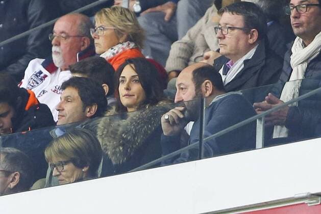 Kad Merad and Julia Vignali PEOPLE : Lille vs Marseille - Ligue 1 - 25 10 2015 GwendolineLeGoff Panoramic 