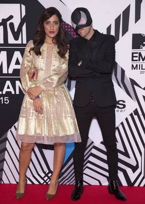 The Bloody Beetroots arrive at the MTV Europe Music Awards in Milan, Italy on October 25, 2015.  MIL20151025718 DAVIDxSILPA