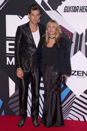 Mark Ronson and Josephine de La Baume arrive at the MTV Europe Music Awards in Milan, Italy on October 25, 2015.  MIL20151025754 DAVIDxSILPA