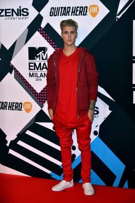 Milan MTV Europe Music Award s (EMA) 2015 Arrivals. Pictured: Justin Bieber  Comi Terenghi