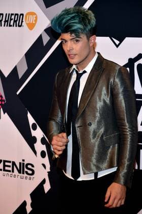 Milan MTV Europe Music Award s (EMA) 2015 Arrivals. Pictured: Te Kolors  Comi Terenghi