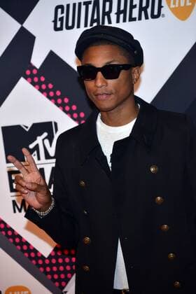 Milan MTV Europe Music Award s (EMA) 2015 Arrivals. Pictured: Pharrell Williams  Comi Terenghi