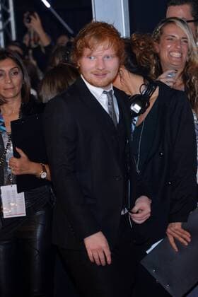 Milan MTV Europe Music Award s (EMA) 2015 Arrivals. Pictured: Ed Sheeran  Comi Terenghi