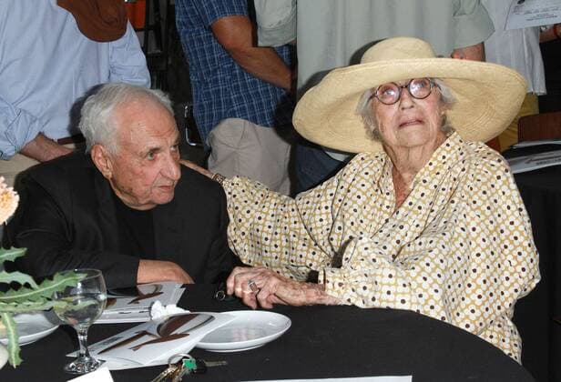 Frank Gehry and Gere Kavanaugh FRANK GEHRY RECEIVES HENRY AWARD Los Angeles  Patrick Rideaux PicturePerfect