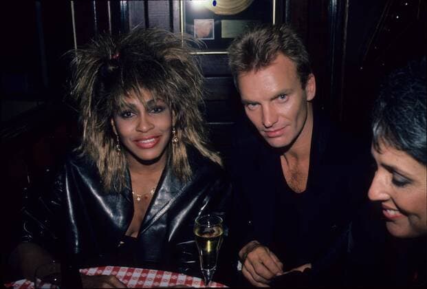 STING with Tina Turner 1985.f1433.Supplied by Photos, inc. - ZUMAg49