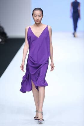 BEIJING, CHINA - OCTOBER 26: (CHINA OUT) A model showcases designs on the runway at Angelos Bratis Collection during the Mercedes-Benz China Fashion Week Spring Summer 2016 at 751D.PARK on October 26, 2015 in Beijing, China.  CFP474944394