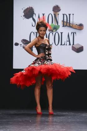 Karima Charni - Modenschau: Salon du Chocolat - Paris - 27 10 2015 GwendolineLeGoff 