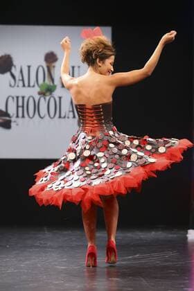 Karima Charni - Modenschau: Salon du Chocolat - Paris - 27 10 2015 GwendolineLeGoff 