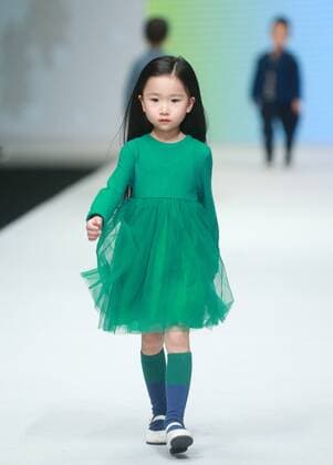 BEIJING, CHINA - OCTOBER 28: (CHINA OUT) A model showcases designs on the runway at M.latin Collection during the Mercedes-Benz China Fashion Week Spring Summer 2016 at 751D.PARK on October 28, 2015 in Beijing, China.  CFP475027667