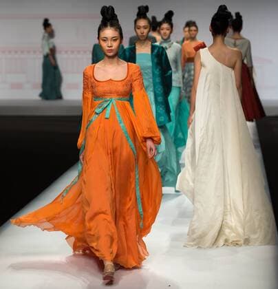 BEIJING, Oct. 28, 2015 -- Models present creations designed by Chu Yan during the China Fashion Week in Beijing, capital of China, Oct. 28, 2015. ) (ry) CHINA-BEIJING-FASHION WEEK (CN) LixJianbo 