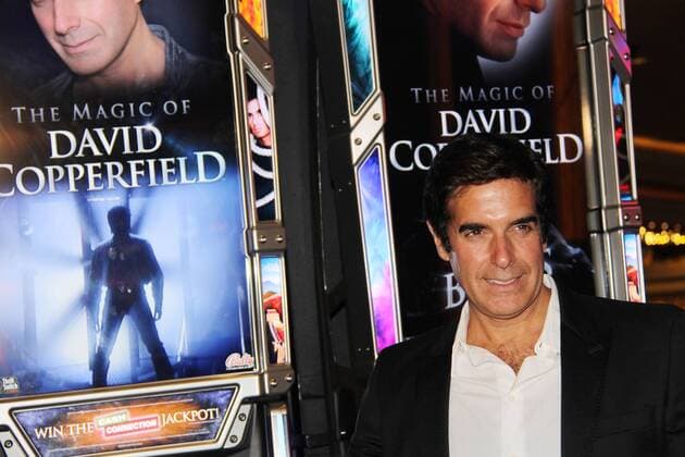 DAVID COPPERFIELD unveils his newly released signature slot maching The Magic of David Copperfield, Thursday, June 26, 2014 at the MGM Resort in Las Vegas, NV. - ZUMAb91