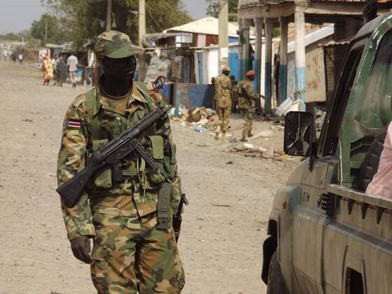Jan 12, 2014 - Malakal, South Sudan - Government soldiers (SPLA) in Malakal capital of Upper Nile state in South Sudan. Malakal is considered one of the most towns affected by the conflict between the government and the rebels.  - ZUMAb13