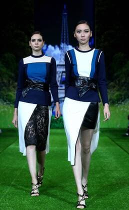 (151030) -- BEIJING, Oct. 30, 2015 -- Models show creations of PLD Fu Suqin Collection by designing Fu Suqin during the China Fashion Week in Beijing, capital of China, Oct. 30, 2015. ) (zkr) CHINA-BEIJING-FASHION WEEK(CN) ChenxJianli 