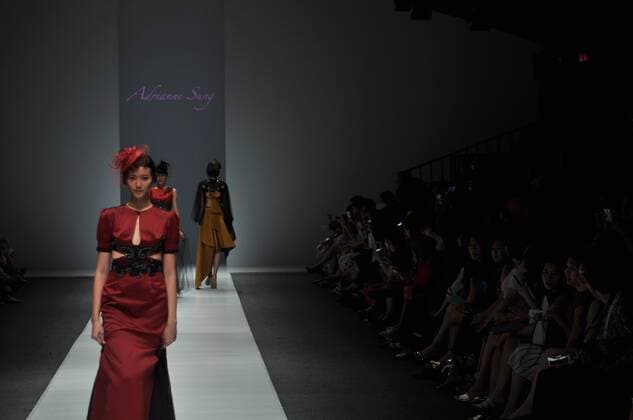 Oct. 30, 2015 - Jakarta, Jakarta, Indonesia - A model wears design by Adrianne Sung during the Jakarta Fashion Week 2016 at Senayan City. The event was participated by 250 Indonesian and international designers that will last until October 30, 2015. Jakarta Indonesia - ZUMAp133