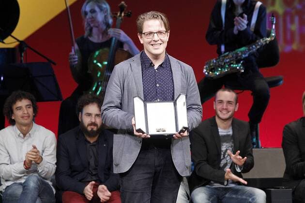 Grímar Jónsson, Producer of the film Hrutar with the Golden Spike best fil award during the 60th Seminci. October 31,2015.  (20151031148)