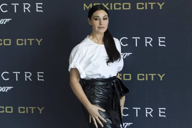 (151101) -- MEXICO CITY, Nov. 1, 2015 -- Italian actress Monica Bellucci poses during the photocall to promote new James Bond film Spectre in Mexico City, capital of Mexico, on Nov. 1, 2015. Alejandro Ayala) (jp) (fnc) MEXICO-MEXICO CITY-CINEMA-SPECTRE e AlejandroxAyala  James Bond Spectre-Photocall in Mexiko City