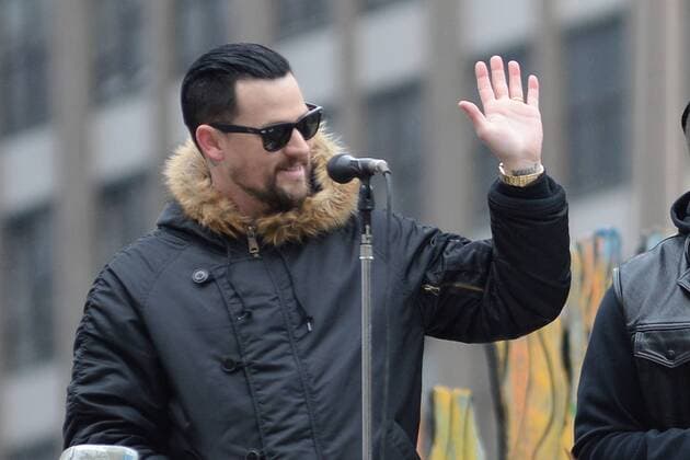 Nov. 27, 2014 - New York, NY, USA - November 27, 2014 New York City..Benji Madden and Joel Madden at the Macy s Thanksgiving Day Parade on November 27, 2014 in New York City  - ZUMAny1