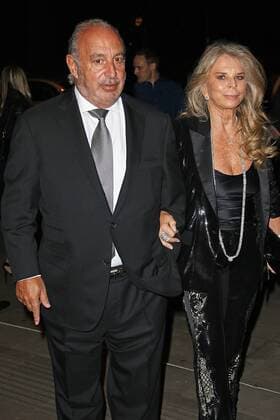 Nov. 2, 2015 - London, London, UK - Sir Philip Green & Lady Tina Green, Music Industry Trusts Award, Grosvenor House, London UK, 02 November 2015, Photo by London UK  - ZUMAl94_