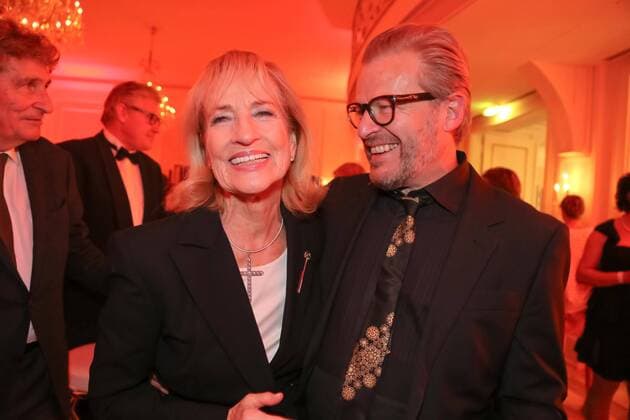 02.11.2015, Wiener Ronacher, NESTROY VERLEIHUNG 2015, Gala-Abend zum Theaterpreis im Bild: Dagmar Koller, Roland Koch -AfterShow