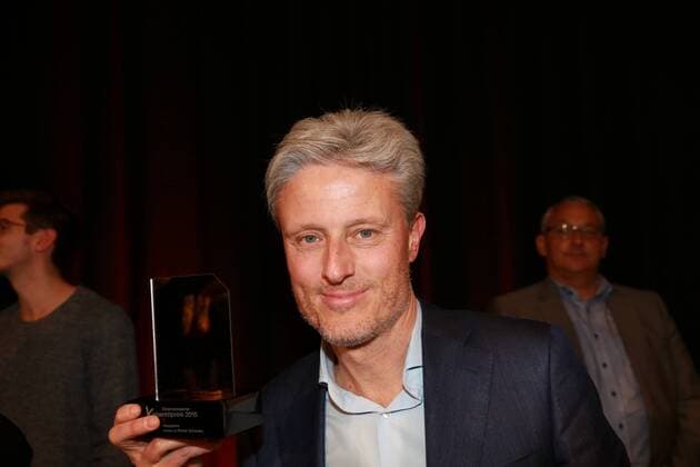 Ö Kabarettpreis Wien, Urania, 03. 11. 2015 Florian SCHEUBA