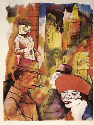 Dec. 17, 2014 - George Grosz, painting, Germany, 1920 s, historical, - ZUMAg14