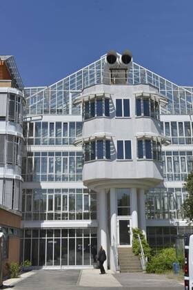 Architektur von Gottfried Böhm Helios Klinikum Emil von Behring, Walterhoeferstrasse, Zehlendorf, Berlin, Deutschland Helios Klinikum Emil von Behring Zehlendorf Berlin Deutschland